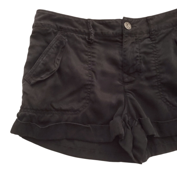 Aritzia TNA Conductor Shorts 100% Lyocell Black 6 - Picture 3 of 15